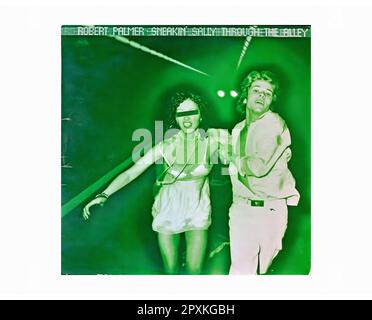 Robert Palmer - Sneakin` Sally Through The Alley - Vintage L.P Music Vinyl Record Stock Photo